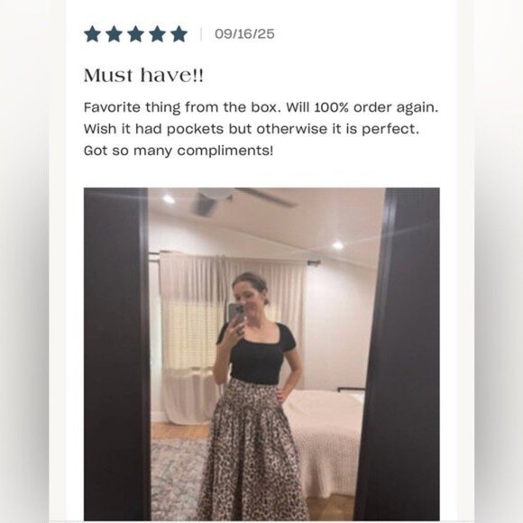 NWT Size 1X -  Mare Mare 100% Cotton Basque-Waist Maxi Skirt (NWT US$ 148) - Picture 12 of 16